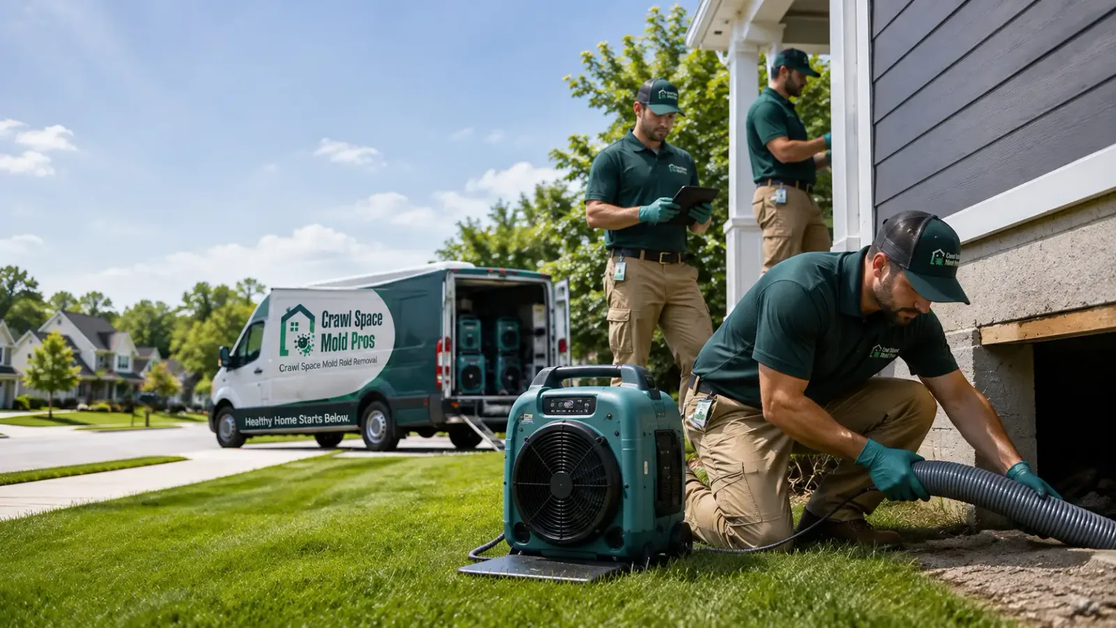 Crawl Space Mold Removal in Monmouth, IA